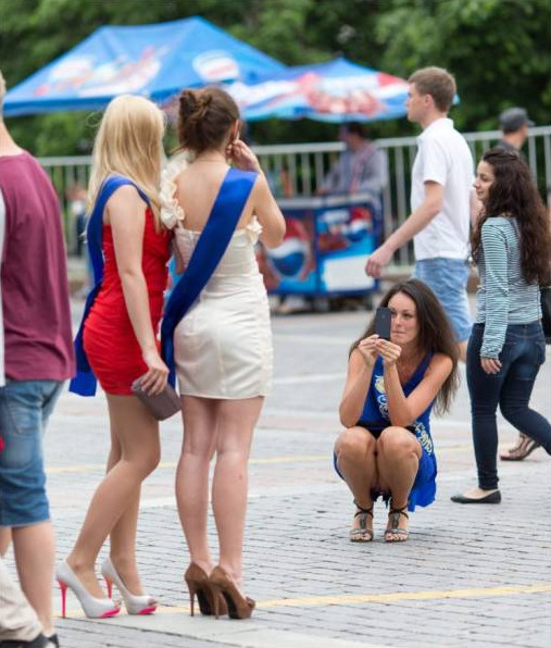 Сексуальные девушки - подсмотренное фото