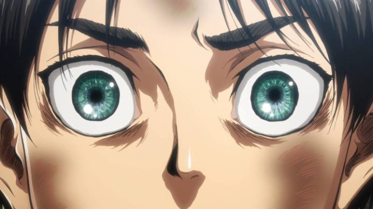 Удивленные глаза - аниме картинки