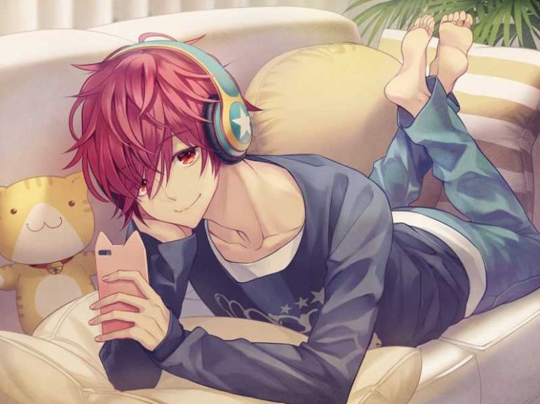 Аниме арт мальчик - картинки