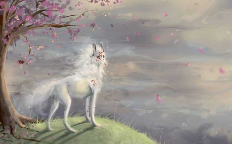 Фэнтези животные - аниме картинки