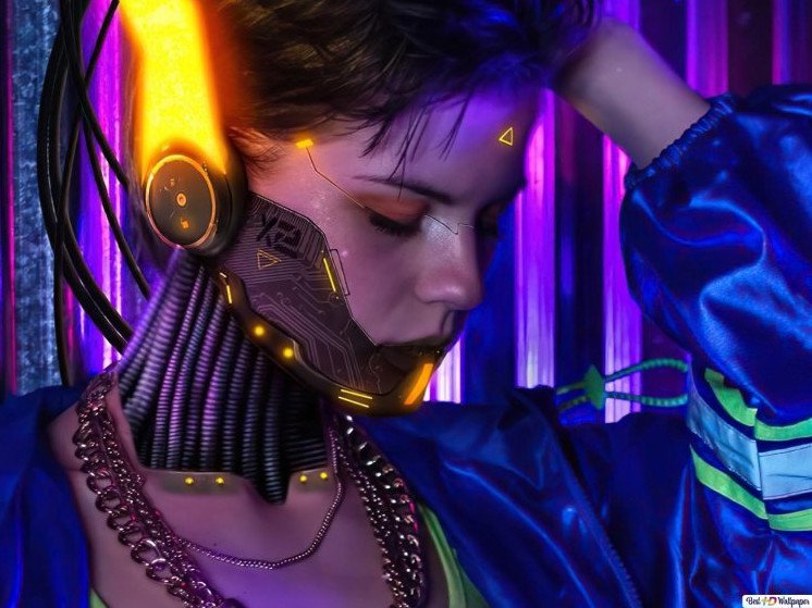 Киберпанк девушки (53 фото)