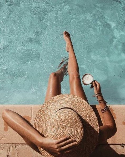 Креативная фотосессия на пляже