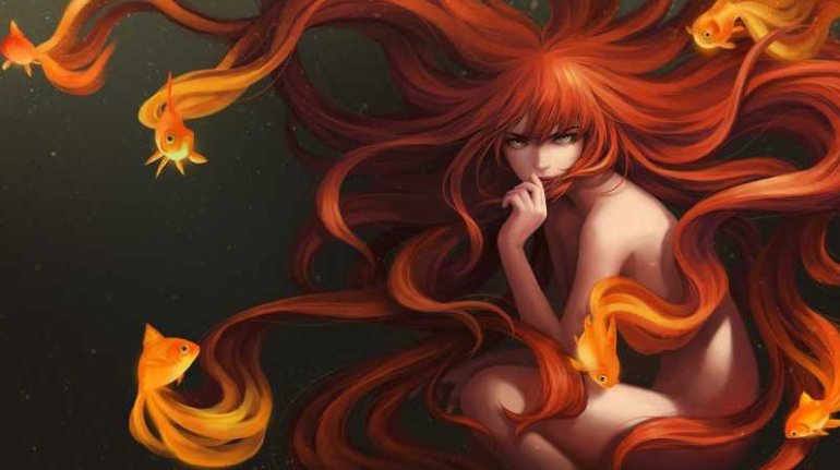 Рыжеволосая девушка - картинки