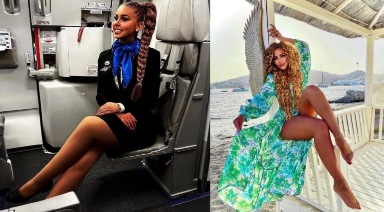 Сексуальные стюардессы в униформе и без неё 17.01.24