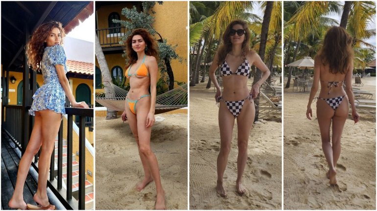 Фото: Бланка Бланко отдыхает на Бонайре