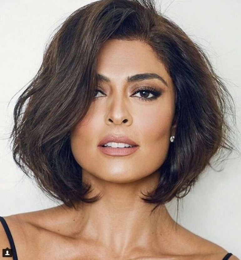 Идеи стильных укладок для средних волос