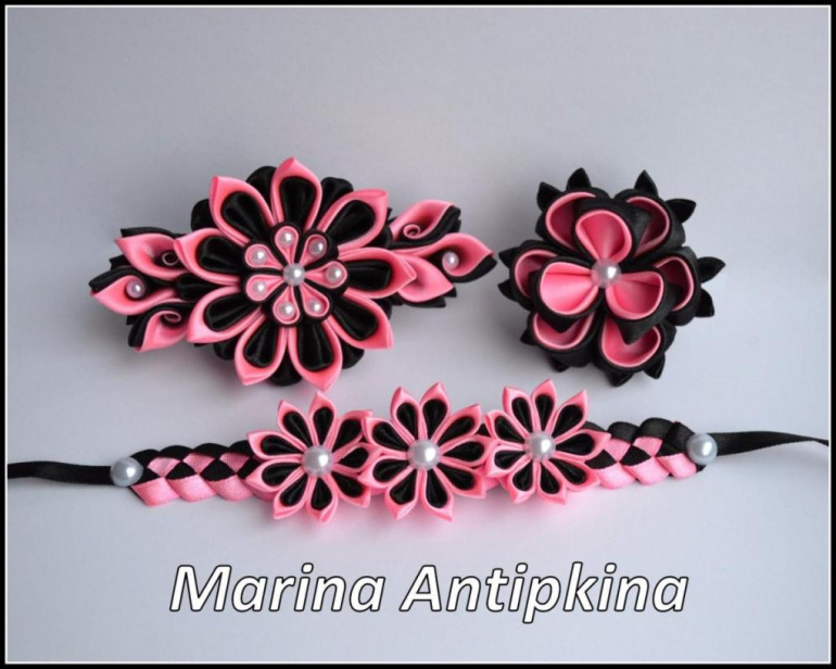 Как выбрать и носить канзаши-заколки для волос