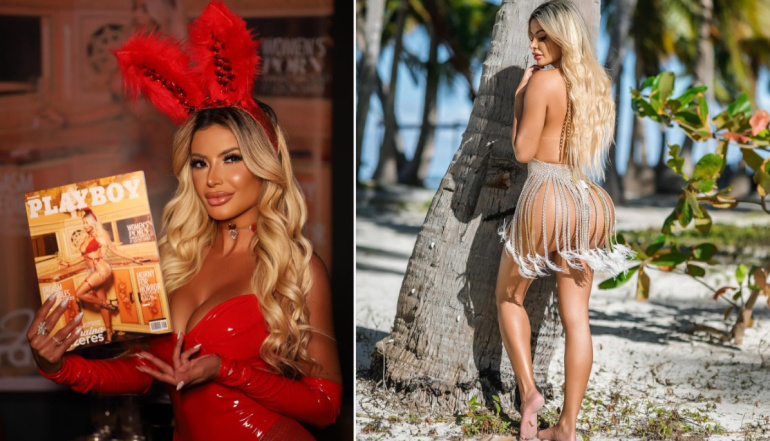 Модель Playboy, считавшаяся идеальной женщиной, вышла замуж сама за себя