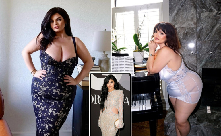 Негабаритная Кайли Дженнер поразила поклонников, надев облегающее платье