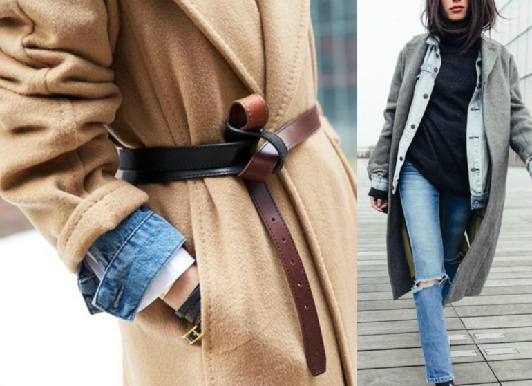 Подбор и использование ремня для плаща