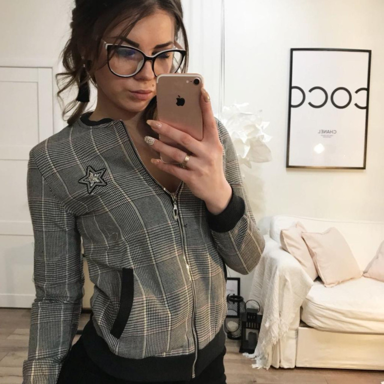 Стиль клетчатого бомбера