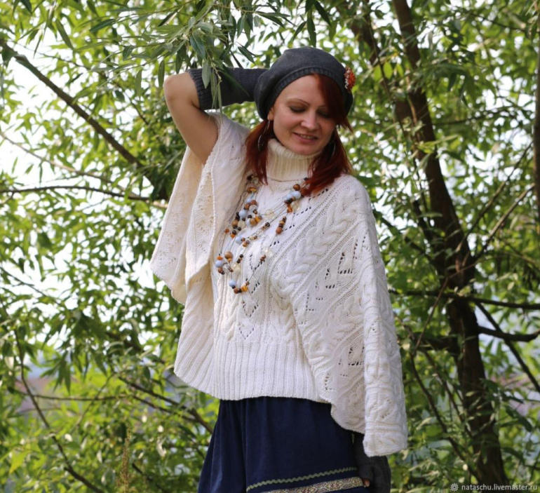 Стильный и уютный джемпер в стиле бохо для зимы