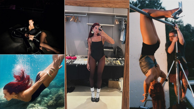 Дуа Липа на снимках из Instagram
